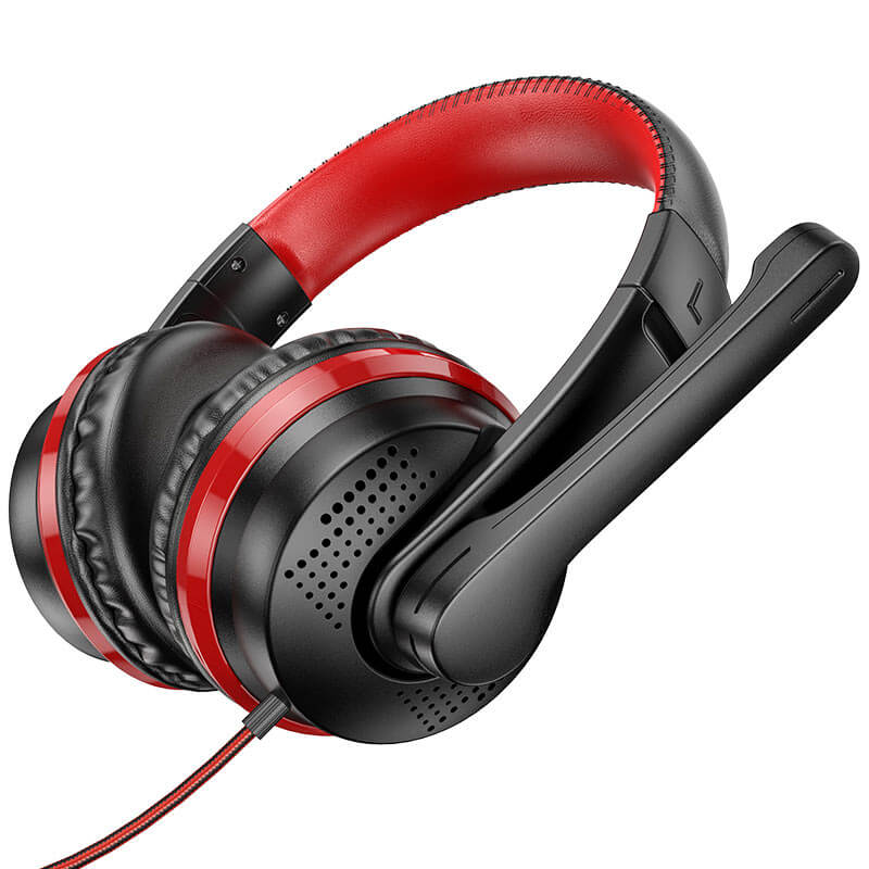 Hoco-W103-Gaming-Headphone-Red-Color