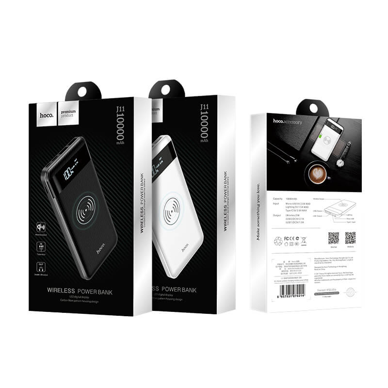 Hoco J111 Power Bank 10000mAh White